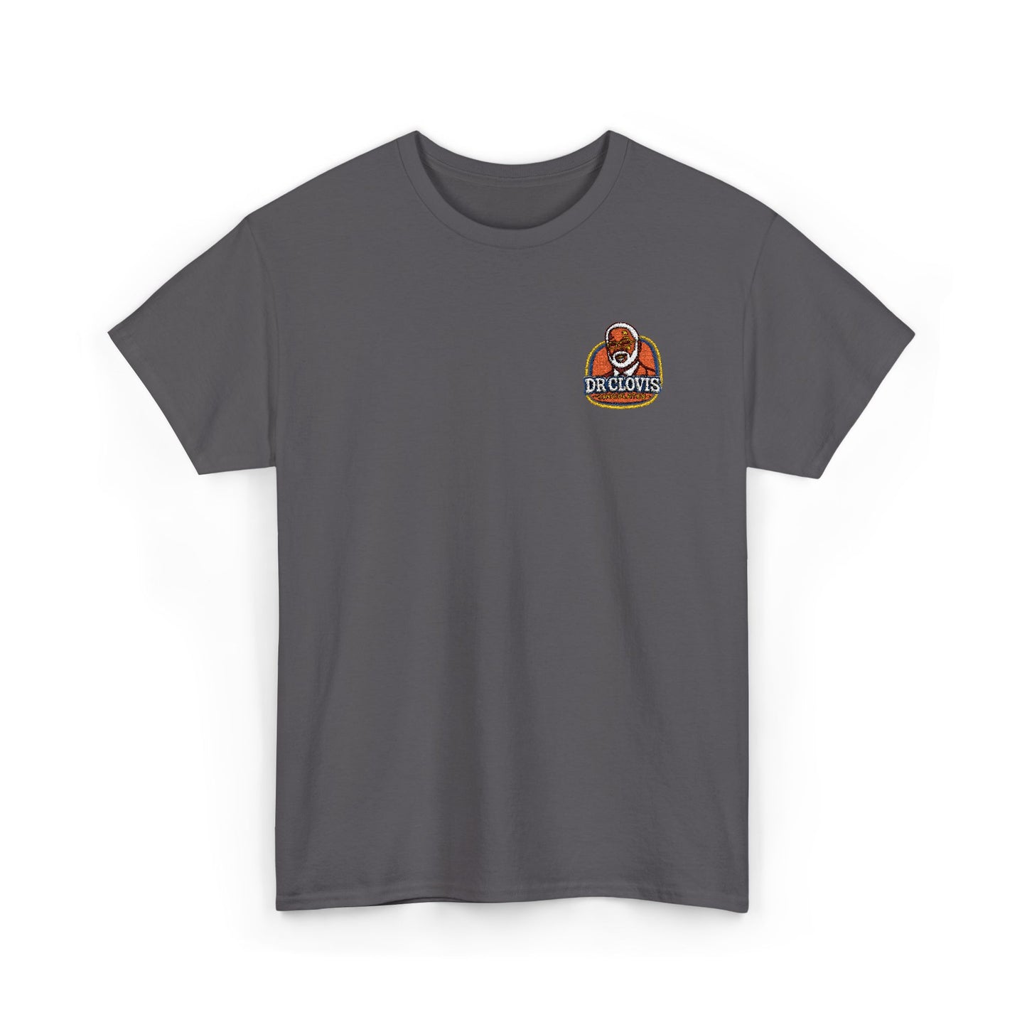 Dr. Clovis Chocolates Embroidered Logo Tee
