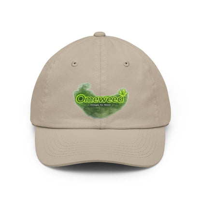 Dad Hat — 'Omeweed' Green Leaf Logo Cap