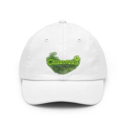 Dad Hat — 'Omeweed' Green Leaf Logo Cap