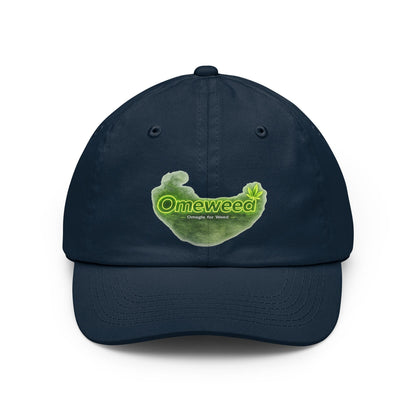 Dad Hat — 'Omeweed' Green Leaf Logo Cap