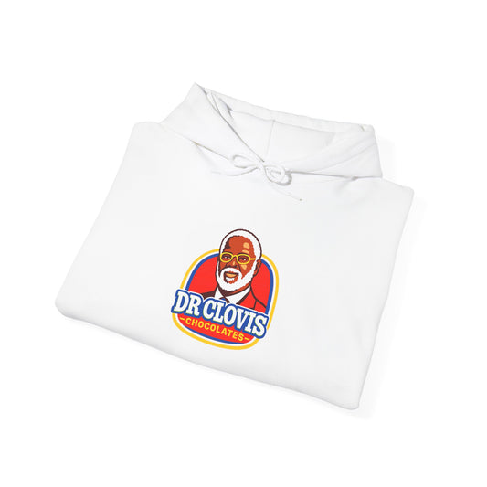 Dr. Clovis Retro Logo Hoodie — Vintage Barber / Barber Shop Sweatshirt